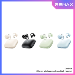 REMAX - OWS-26 Clip-on wireless music and talk WIreless Earbuds - White