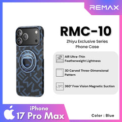REMAX - RMC-10 iPhone 17 Pro Max Case Zhiyu Exclusive Series - Blue