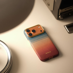 PITAKA - iPhone 18 Pro Case ( California Dream 01 Edge Case ) - Sunrise