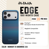 PITAKA - iPhone 18 Pro Max Case ( 1001 Night-Midnight 01 Edge Case ) - Moonrise