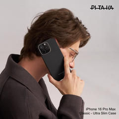 PITAKA - iPhone 16 Pro Max Case ( Ultra Slim ) - Black/Grey
