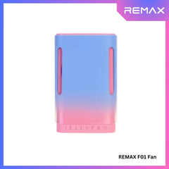 REMAX F01 Jelly Hanging Neck Fan - Rainbow