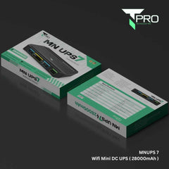 T-PRO - MNUPS 7 28000mAh Multifunctional DC Mini UPS ( 36W ) - Black