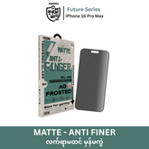 iPhone 16 Pro Max >> REMAX Matte - Anti finger Tempered Glass Future Series