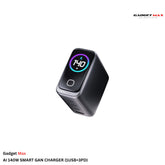 GADGET MAX - AI 140W (1USB+3PD) Smart GAN Charger - Grey