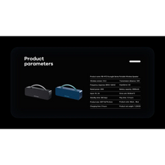 REMAX - RB-M72 Kunagile Series Portable Wireless Speaker (20W) - Blue