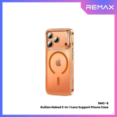 REMAX - RMC-8 iPhone 17 Pro Max Case Ruilian Naked Series - Orange