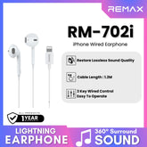 REMAX - RM-702i iPhone Wired Earphone - White