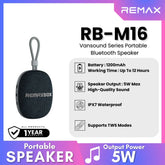 REMAX - RB-M16 Vansound Series Portable Bluetooth Speaker (5W) - Blue