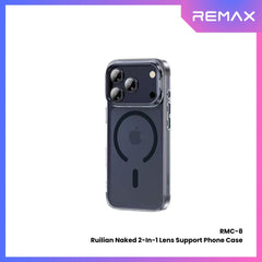 REMAX - RMC-8 iPhone 17 Pro Max Case Ruilian Naked Series - Black