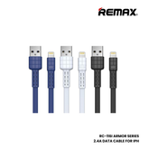 REMAX RC-116i Armor Series 2.4A USB to Lightning Charging Data Cable - White