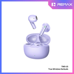 REMAX - TWS-15 Bluetooth Wireless Earbuds - Purple