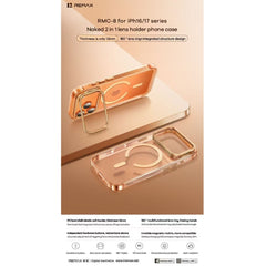 REMAX - RMC-8 iPhone 17 Pro Max Case Ruilian Naked Series - Orange