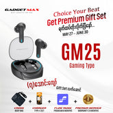GADGET MAX GM25 Gaming Wireless True Wireless TWS Earbuds - Black