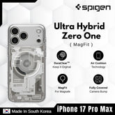 Spigen - Ultra Hybrid MagFit Zero One Case For iPhone 17 Pro Max - Zero One Natural Titanium