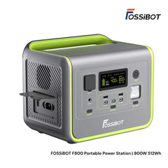 FOSSiBOT - F800 Portable Power Station ( 800W 512Wh ) - Green
