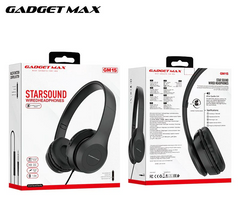 GADGET MAX - GM15 Starsoung 3.5MM Wired Headphone - Black