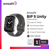 AMAZFIT - BIP 5 Unity Smart Watch - Charcoal