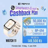 REMAX Watch 11 Chitrun Series Amoled Display Smart Watch - White Gold