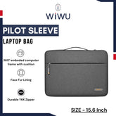 WIWU - Pilot Sleeve Ultra Book Laptop Bag (15.6") - Grey