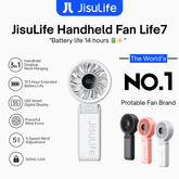JisuLife - Handheld Fan Life 7 ( 5000mAh ) - Light Grey