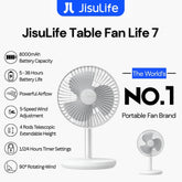 JisuLife - Table Fan Life 7 ( 8,000mAh ) - White