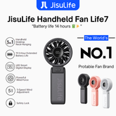 JisuLife - Handheld Fan Life 7 ( 5000mAh ) - Black
