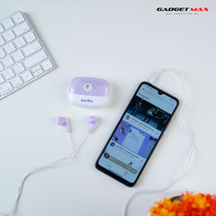 GADGET MAX - GIGII-007 3.5mm Lucky Series Wired Earphone - Purple