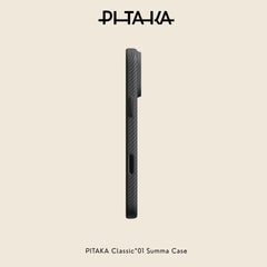PITAKA - Classic 01 Summa Case For iPhone 18 Pro - Black/Grey