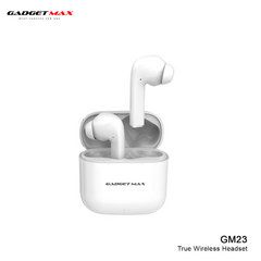 GADGET MAX - GM23 Tiny Cube Bluetooth Wireless Earbuds - White