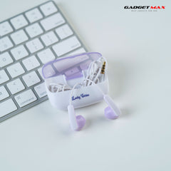 GADGET MAX - GIGII-007 3.5mm Lucky Series Wired Earphone - Purple