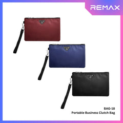 REMAX - BAG-18 Portable Business Clutch Bag - Black