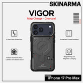 Skinarma - Vigor Magsafe Case For iPhone 17 Pro Max - Charcoal