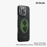 PITAKA - iPhone 16 Pro Max Case ( Aries Tactile Woven ) - Alien