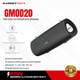 GADGET MAX GMOD20 TWS 20W OUTDOOR BOX SPEAKER