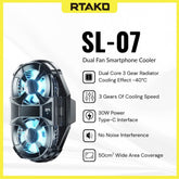 RTAKO - SL-07 Dual Fan Smartphone Cooler