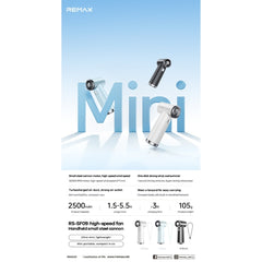 REMAX - RS-SF09 Handheld Cannon High Speed Fan (2500mAh) - White