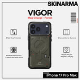 Skinarma - Vigor Magsafe Case For iPhone 17 Pro Max - Forest