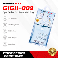 Gadget Max GiGii-009 Chill Guys Series Earphone - Blue