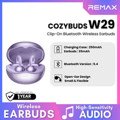 REMAX - Cozybuds W29 Clip-On Bluetooth Wireless Earbuds