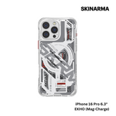 Skinarma iPhone 16 Pro 6.3" Ekho (Mag-Charge) Case - White