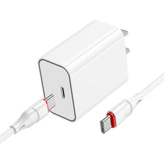 GADGET MAX - PD101S 20W PD Type-C Charger Set - White