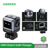 UGREEN - CD359 Uno Robot GaN Type-C Charger (30W) - Grey