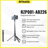 RTAKO - RZP001-AB226 Integrated selfie stick