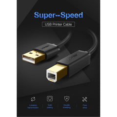 UGREEN - US135 USB 2.0 AM to BM Print Cable (1.5M)
