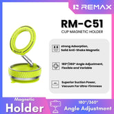REMAX RM-C51 CUP MAGNETIC HOLDER- Green