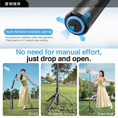 RTAKO - RZP001-AB226 Integrated selfie stick