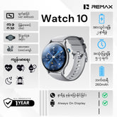 REMAX Watch 10 Chivei Series Amoled Display Smart Watch - Silver