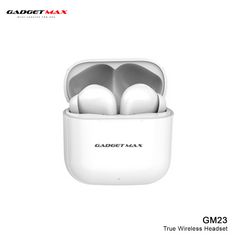 GADGET MAX - GM23 Tiny Cube Bluetooth Wireless Earbuds - White