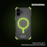 SKINARMA - iPhone 16 Plus 6.7" Saido Mag-Charge Case - Niteglow Edition